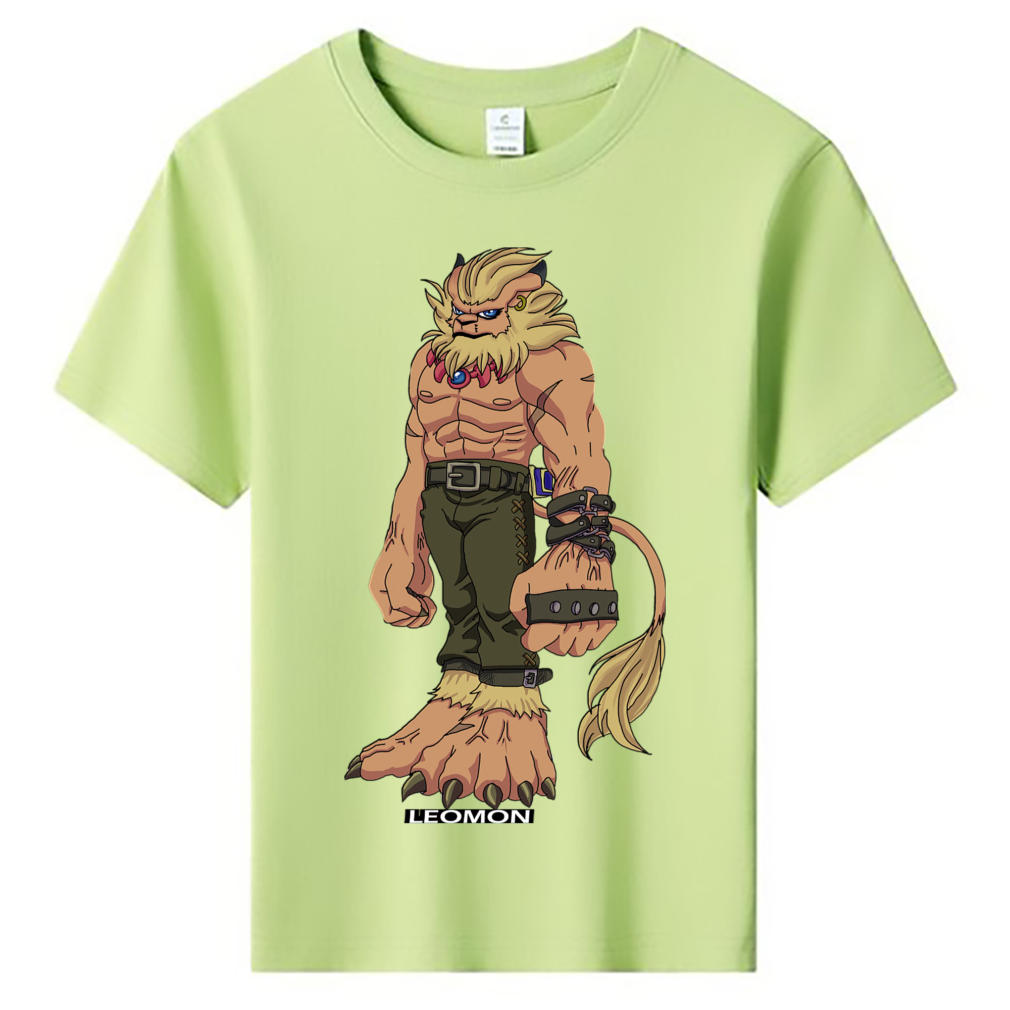 （画像用） Digimon デジタルモンスター/デジモン 綿100％キッズTシャツ（フロントプリント）